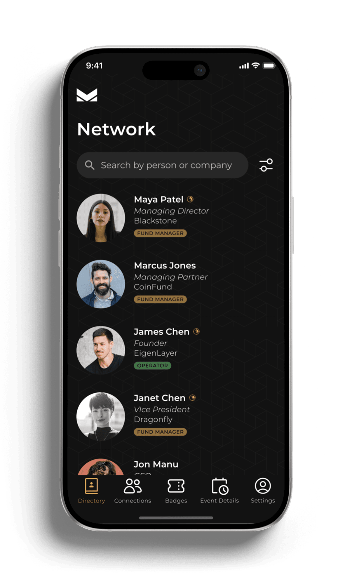 Membership directory