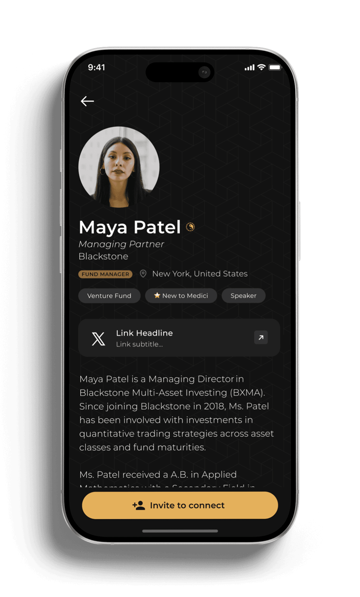 Member profile