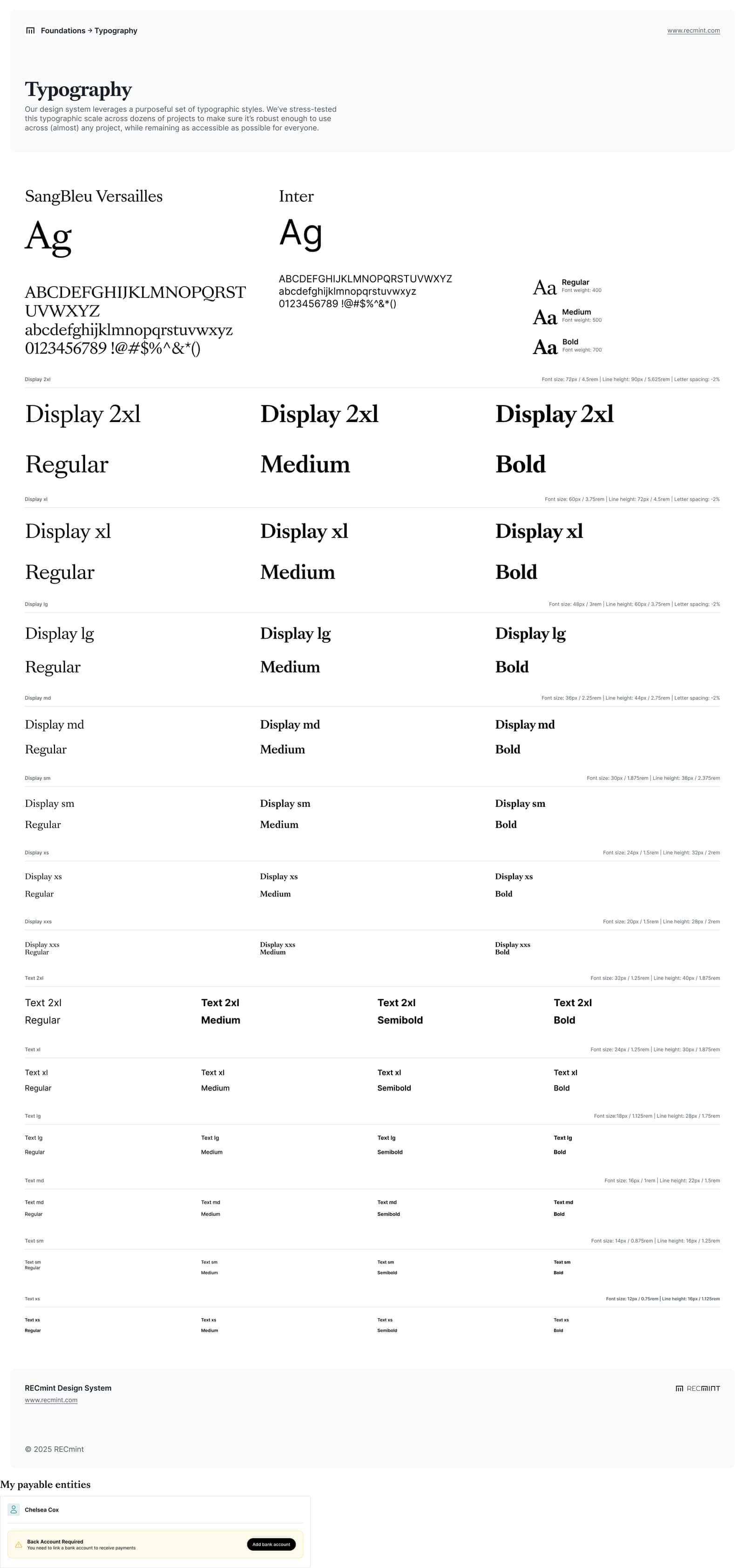 Typography foundations